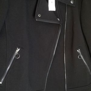 Black Ann Taylor Moto jacket